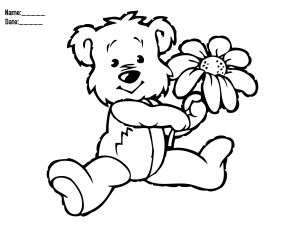 Sweet Bear Printable Activities