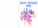 Printable Mom Birthday Cards - Happy Birthday to All Moms