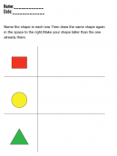 Free Printable Shape Templates
