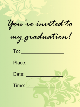 Free Printable Achievement Invitations 