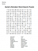 Wordsearch Puzzle Animals