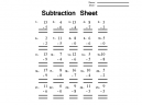 Christmas Themed Subtraction Worksheets