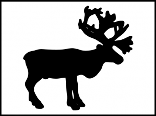 Free Printable Reindeer Template