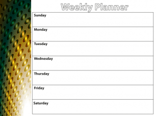 Printable Weekly Accounts Sheet