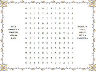 Word Search Printables 