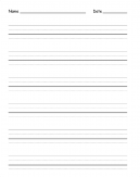 Dotted and Straight Lined Paper