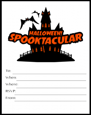 Halloween Spooktacular Invitations
