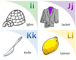 Illustrated Flash Cards Learning I - L