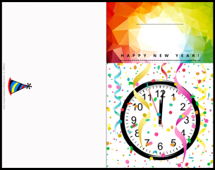 It's New Year Time Greeting Card - Customize it to add the year