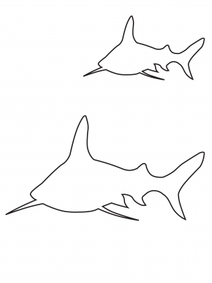 Shark Cut-out Templates