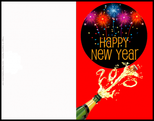 Cheers to the New Year Greeting Card