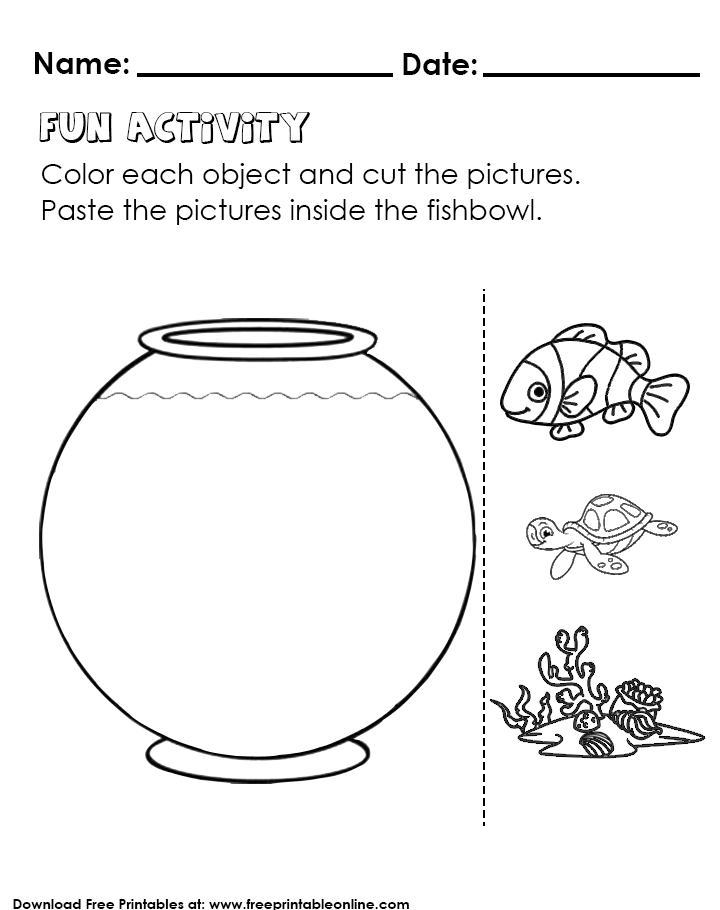Cut And Paste Shapes Worksheets Woo Jr Kids Activities Children S 