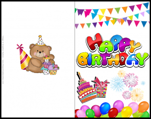 Happy Birthday Card for youg Child | Plain Free Card 