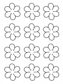 Flowers Activities Template - 12 flower cut out shapes