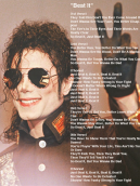 Michael Jackson Just Beat It Lyrics Sheet
