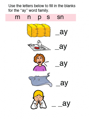 Complete the Word Worksheet 4