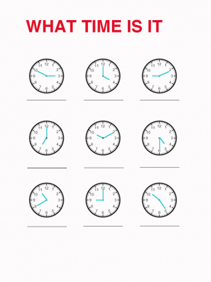 What Time Is It Worksheet 2