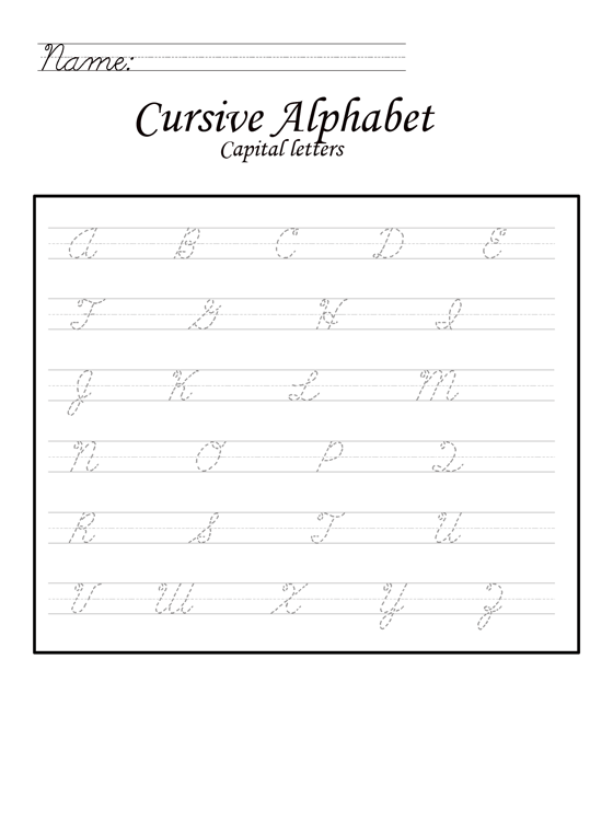 free cursive writing worksheets free printable online blog