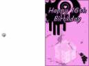 Sweet 16 Pink Birthday Cards