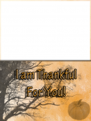 Thankful For You Card 