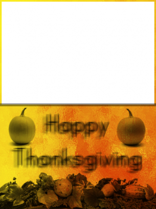 Thanksgiving Blurred Card 