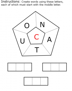 C Word Generator Worksheets