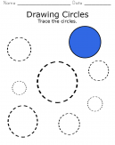 Tracing Circles Worksheet