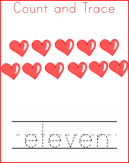 Valentine Trace Worksheets Eleven