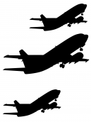 Airplane Stencils