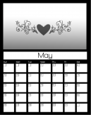 May 2013 Monthly Calendars