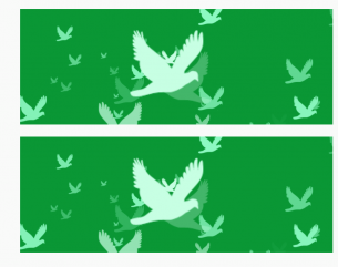 Green Doves Crafts Bookmarker