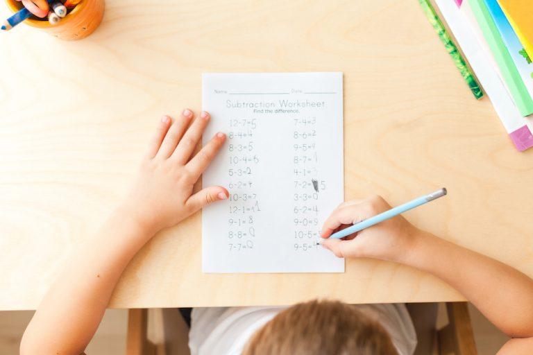 Math worksheets free and printable